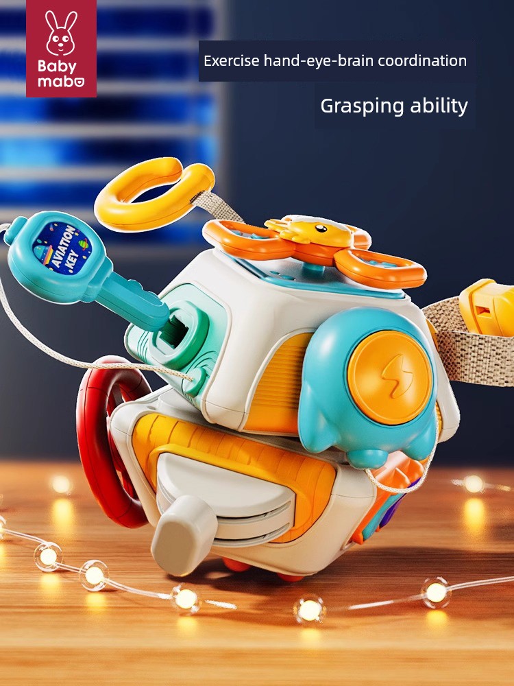 Baby Busy Ball 0-2 Years Old Montessori Fine Motor Training Teaching Aids Baby Early Education Educational Busy Board Toy