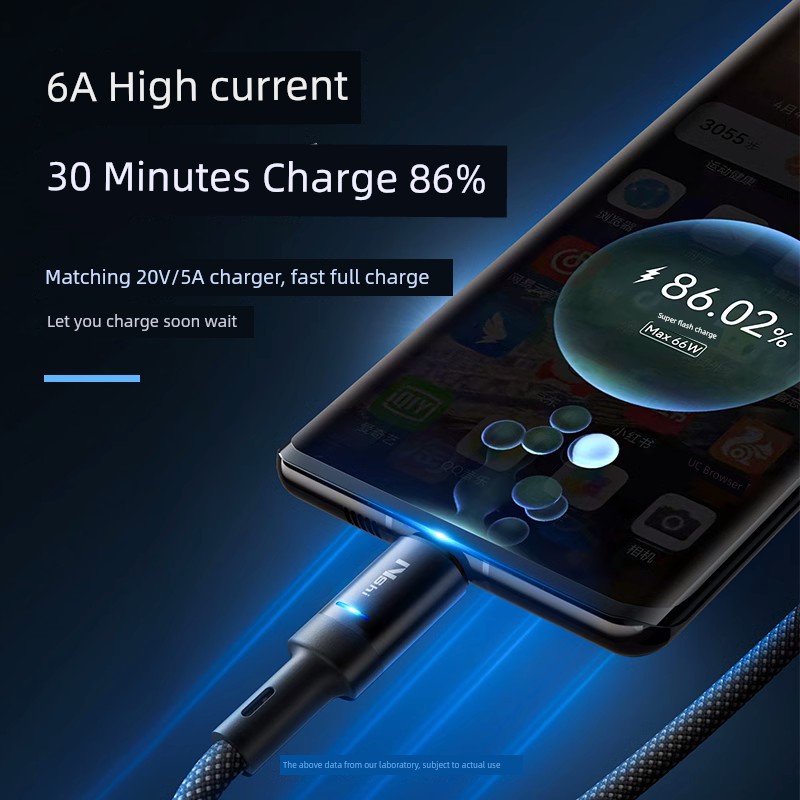Applicable to Fast Charge Data Cable Charger Mobile Phone Super Fast Charge Fast Charge Data Cable Typec Data Cable Charging Cable Genuine Goods Applicable to Android Mobile Phone TPC Fast Charge Data Cable Flash Charging Cable
