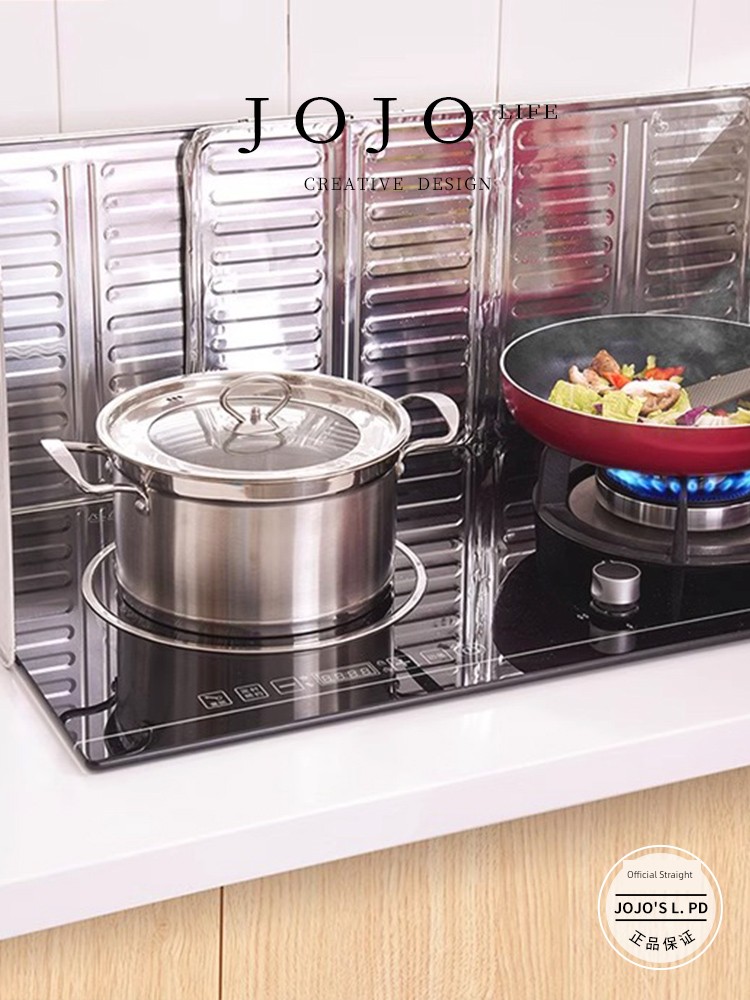 Jojo's L. Pd. Mr. Grocery. Stove Oil Baffle Plate Kitchen Cooking Oil-Proof Aluminum Foil High Temperature Resistant | Dust Search