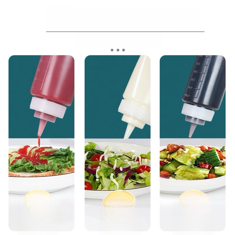 Plastic Kitchen Fuel Consumption Pot Jam Squeeze Bottle