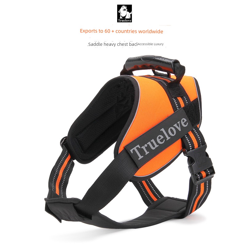 Truelove Dog Leash K9 Chest Strap Large Dog Jarre Aero Bull Teddy Vest Dog Hand Holding Rope Anti-Explosion