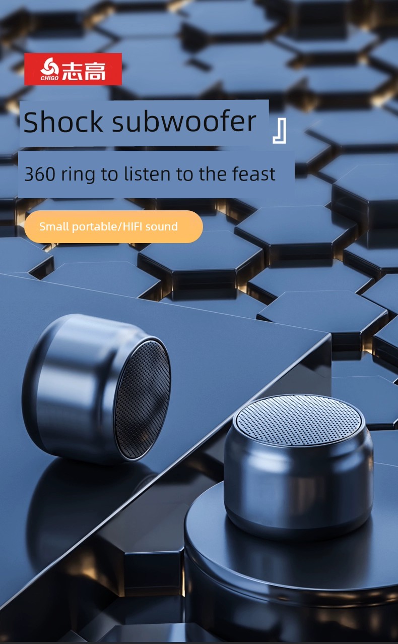 Compact Car Bluetooth Speaker - Wireless & Portable