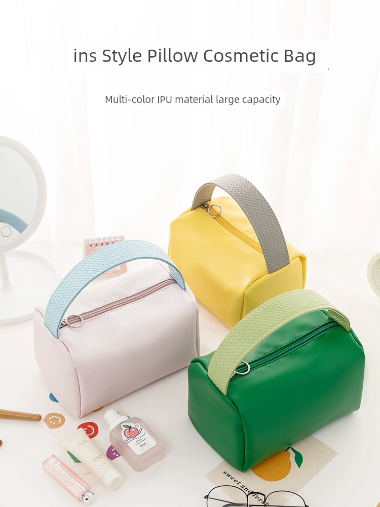 Cosmetic Bag Women's Portable Satchel Travel Toiletry Bag 2023 New Arrival Large Capacity Multi-Functional Business Trip Waterproof Buggy Bag