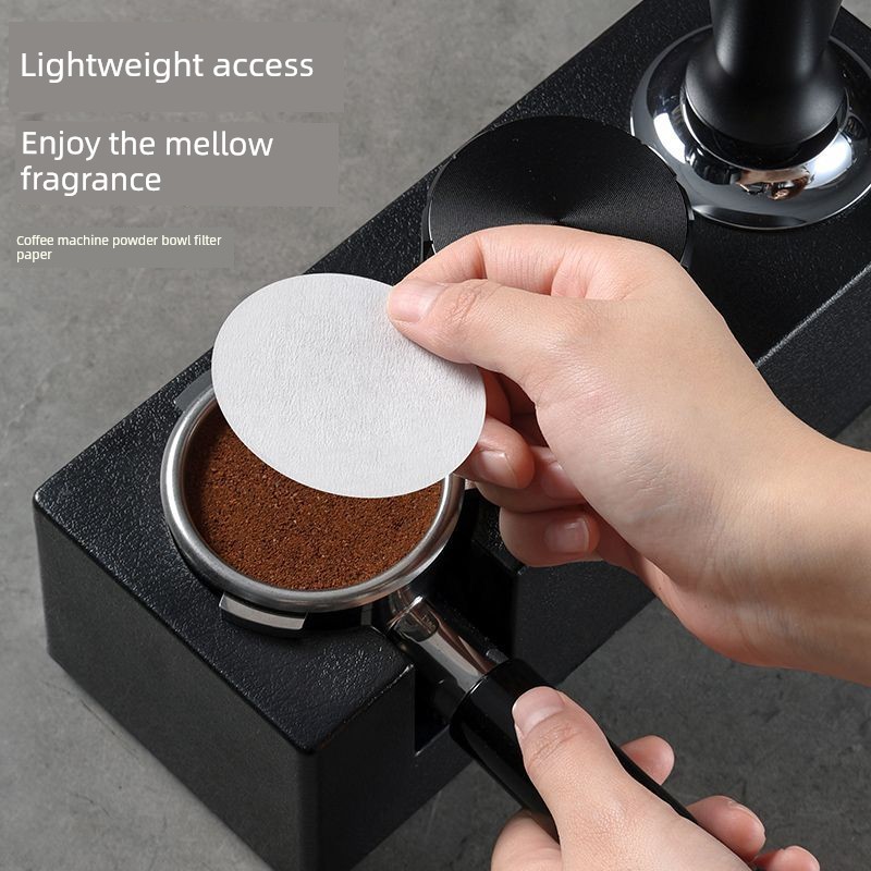 ورق فلتر دائري لمoka Pot آلة قهوة إيطالية مع مقبض...