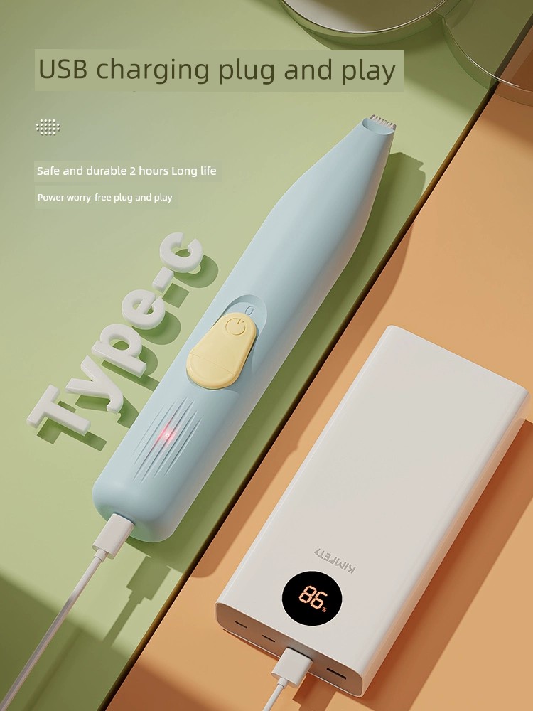 Pet Cat Foot Shaving Device Pet Dog Shaving Trimmer Repair Dog Sole Handy Gadget Shaving Clippers Electric Clipper