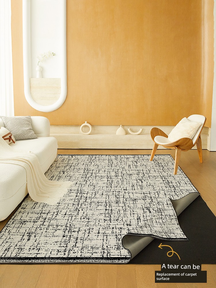[Double-Layer Removable and Washable Machine Wash] Non-Adhesive Carpet Living Room 2025 New Arrival Bedroom Bedside Blanket Bruloman