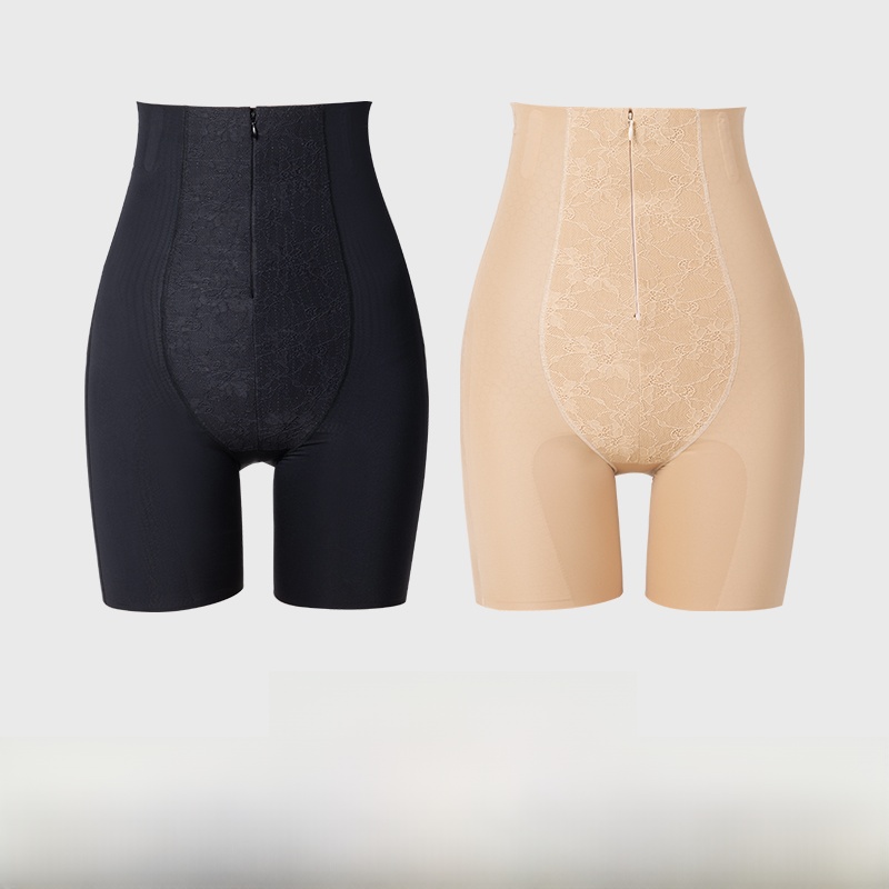 بنطلون تشكيل الجسم عالي الوسط مع انقباض قوي لجزء ا...