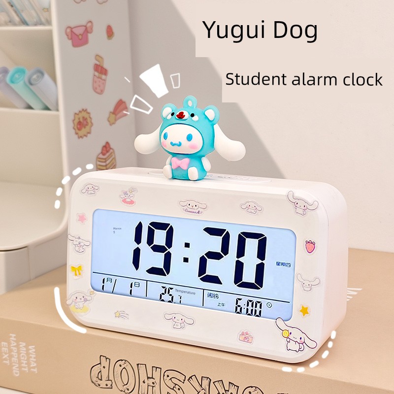 New Arrival Alarm Clock Student Only Get up Handy Gadget Desktop Kids Girl Smart Digital Clock 2025 Strong Wake-up