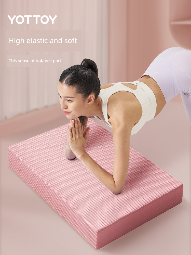 Thick Soft Step Balance Pad Fitness Core Training Hassock Yoga Tablet Supporting Pad Abdominal Wheel Dedicated Foam Mats