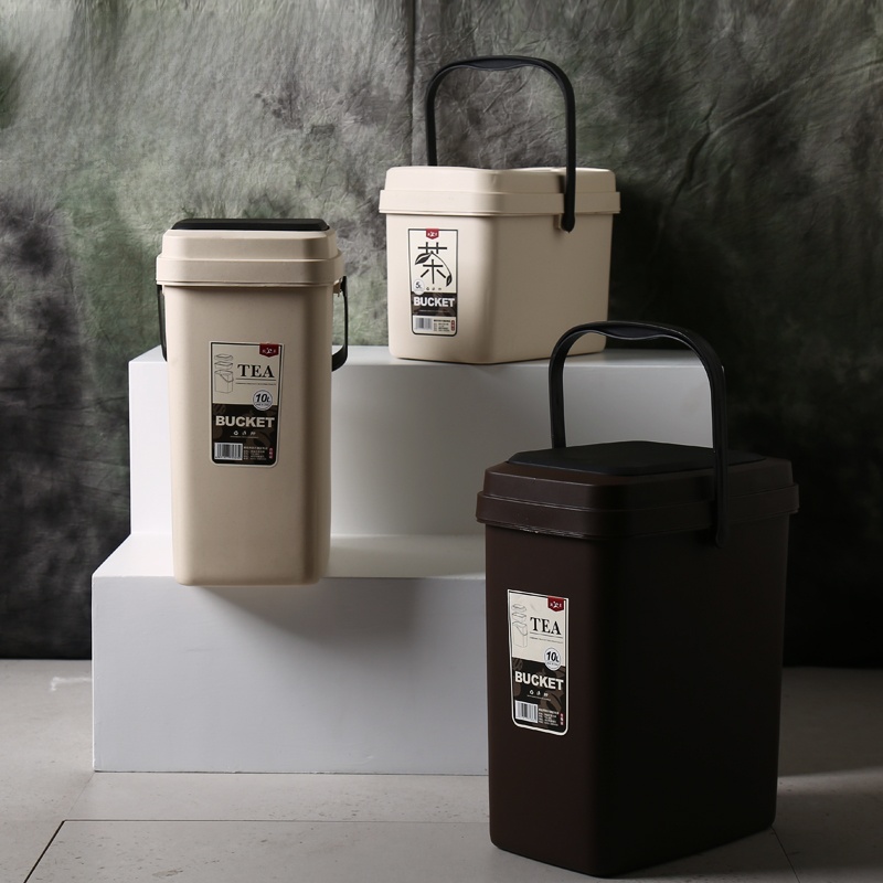 Tea Barrel Tea Residue Barrel Drain Bucket Kung Fu Tea Utensils Tea Bucket Tea Table Trash Can Tea Waste Water Bucket Tea Ceremony Bucket