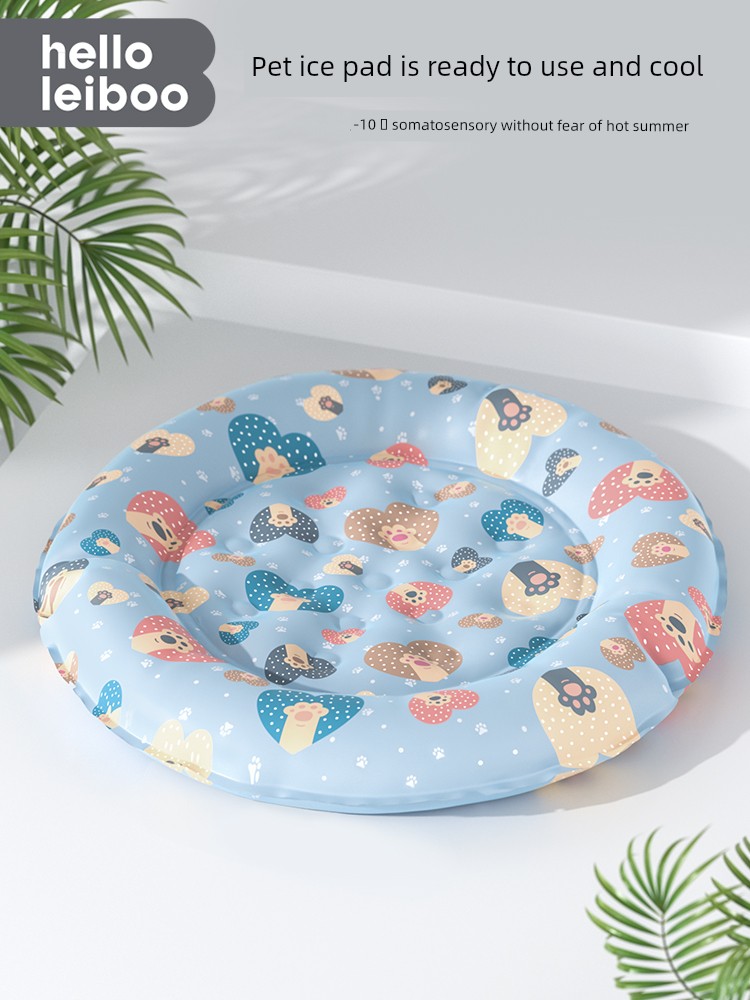 Pet Ice Mat Cat Summer Dog Ice Mat Mattress Kennel Summer Cool Pad Anti-Bite Summer Mat Cooling and Relieving Summer Heat Handy Gadget
