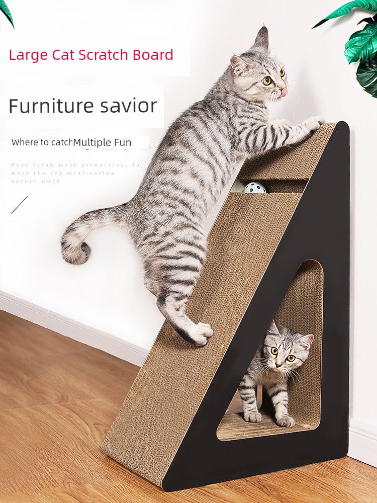 Cat Scratch Board Vertical Scratching Post Scratching Board Cat Toy Cat Scratching Board Abrasion Resistant Anti-Scratch Protective Sofa Corrugated Paper Cat Supplies