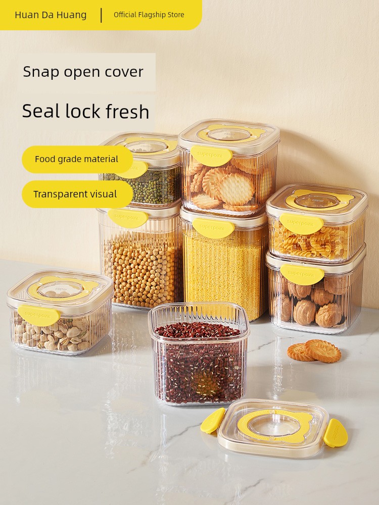 Cooker King Sealed Jar Food Grade Cereals Kitchen Storage Grain Nuts Dry Goods Tea Storage Jar