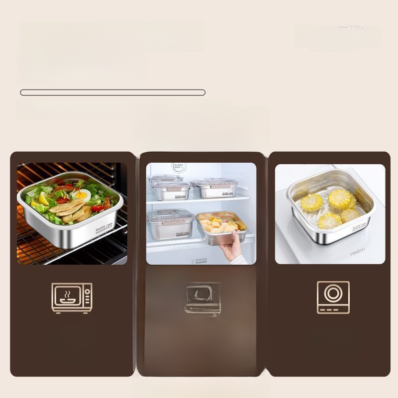 Refrigerator Storage Box Satchel Frozen 316 Stainless Steel