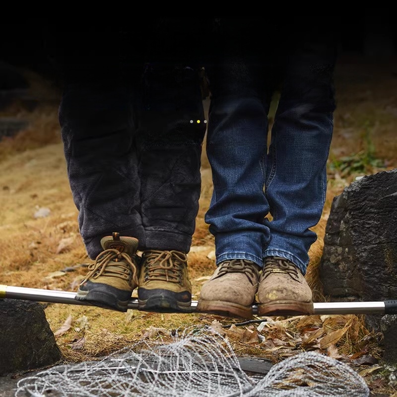 Telescopic Rod Dredge Fishing Gear Set Solid Stainless Steel