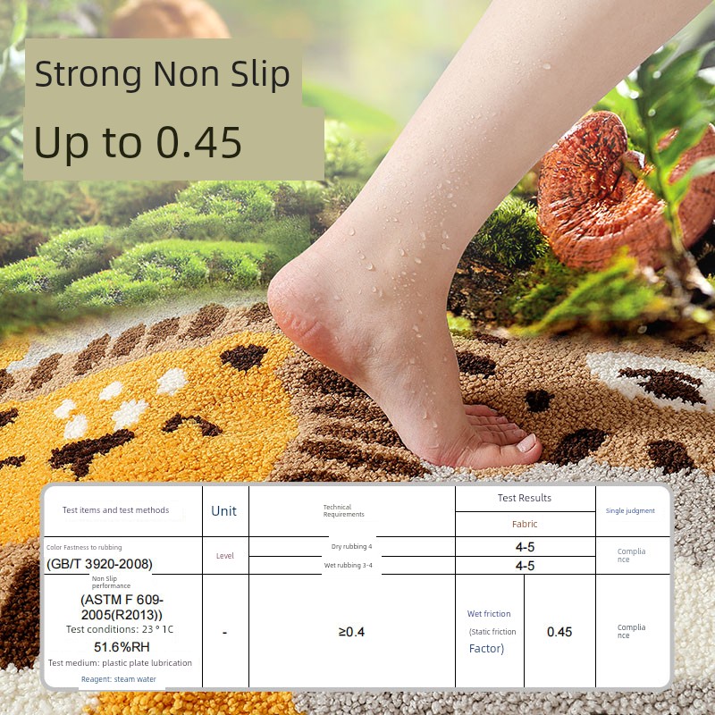 Dajiang Bathroom Entrance Quick-Drying Cartoon Floor Mat
