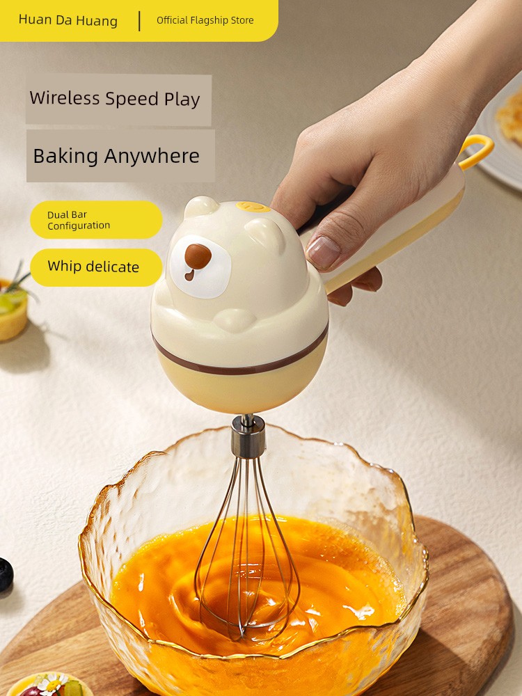 Cooker King Electric Whisk For Home Mini Small Handheld Stirring Cream Blender Cake Baking Tools