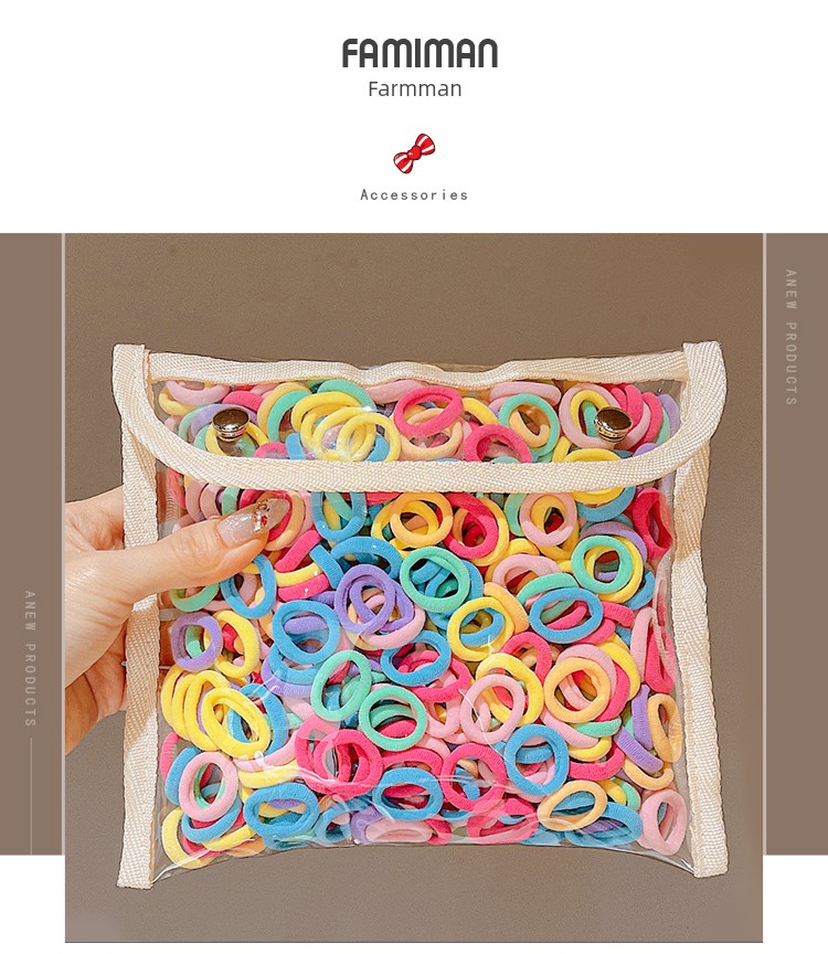 Durable Seamless Hair Bands for Kids