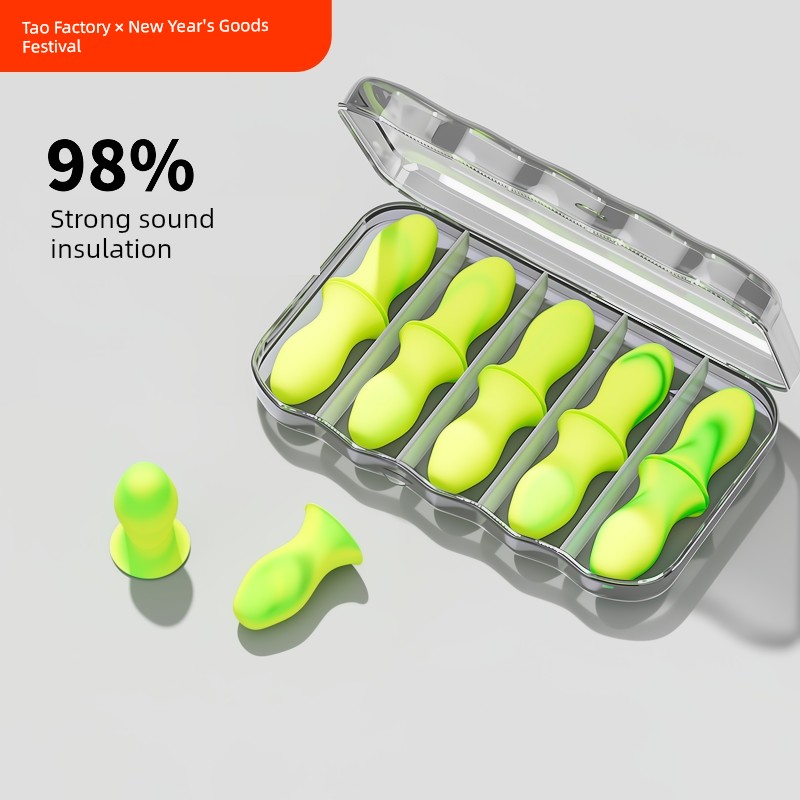 Dormitory Students Foam Earplugs for Anti-Noise and Sound Insulation