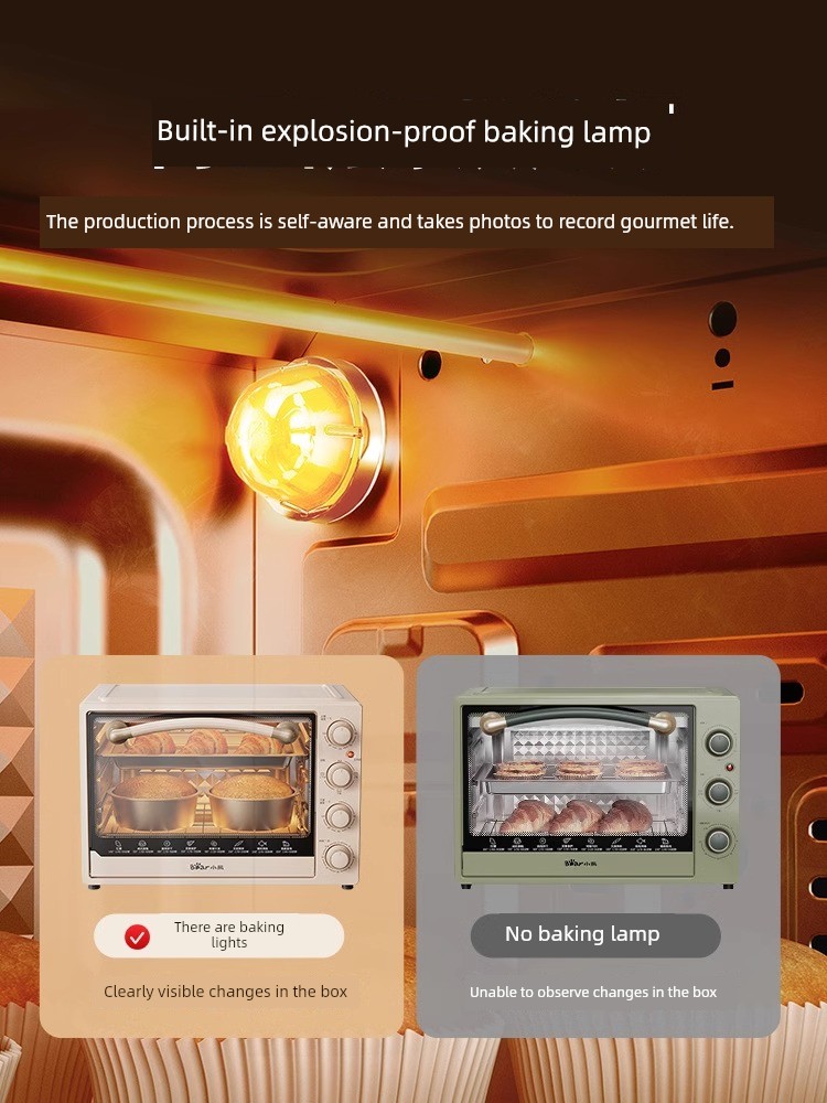 [Government Subsidy] Bear Oven Home Electric Oven Small Large Capacity Baking Dedicated Automatic Multi-Function