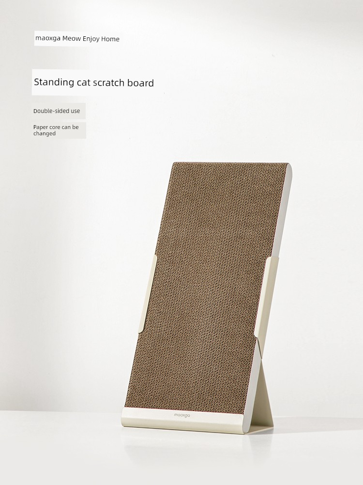 Meowaijia Metal Vertical Cat Scratch Board Abrasion Resistant Non-Chip Sticking Wall Cat Scratching Board Corrugated Paper Scratching Pole All Products