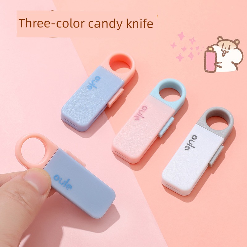Mini-Portable Art Knife Split Express Unpacking Tool Small Knife Wallpaper Cute Hand Account Art Knife Handy Gadget