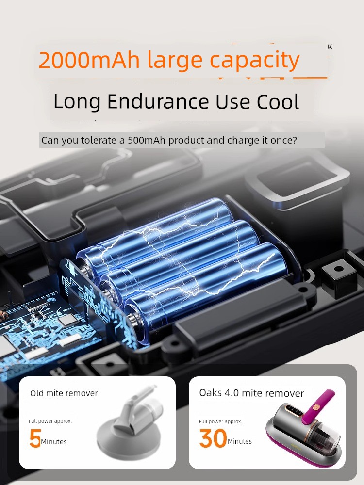 Ox Wireless Mites Instrument Bed For Home Large Suction Ultraviolet Sterilization Machine Bed Vacuum Cleaner Acarus Killing ..