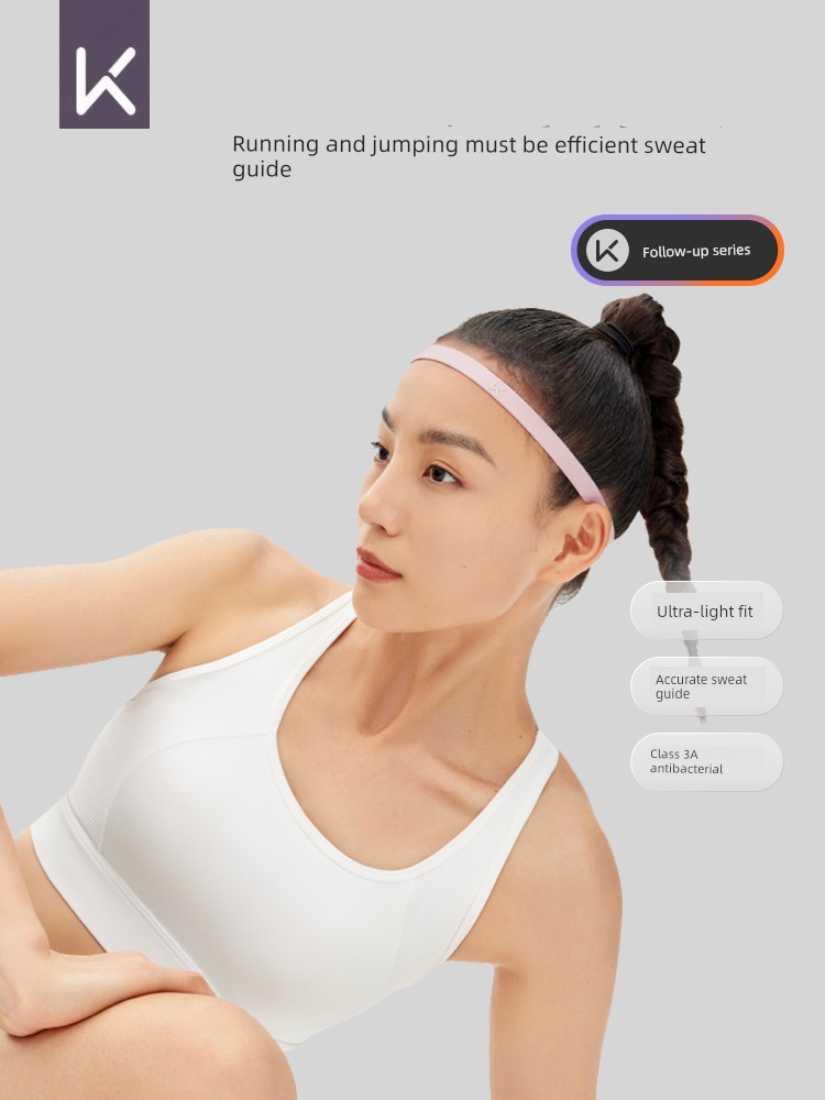 Keep Exercise Hair Band Yoga Fitness Running Non-Slip Headband Easiest for Match Sweat Headband Fine Sweat Resistance Men and Women Anti-Sweat Band