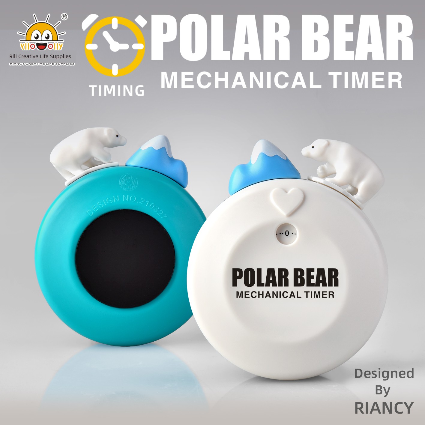 Timer Kitchen Reminder Iceberg Bear Mechanical Timing Refridgerator Magnets Magnetic Suction Student Homework Time Management