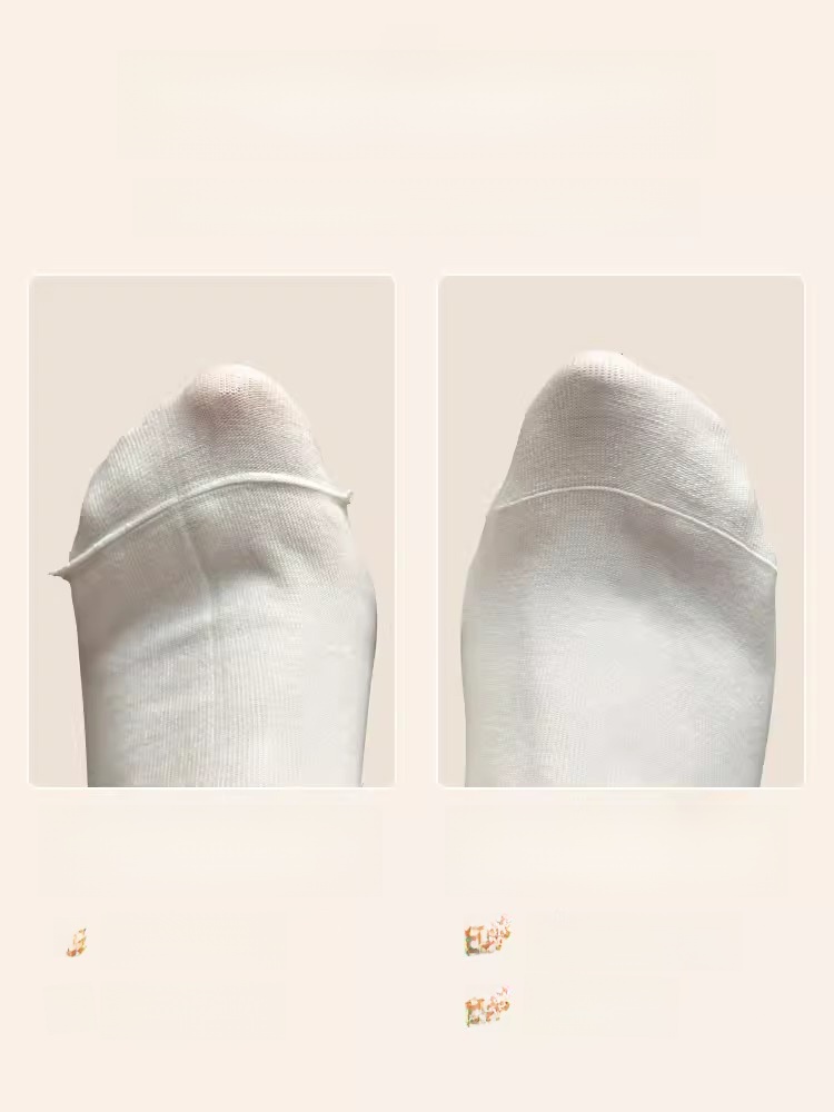 Women's Socks Pure Cotton Spring and Summer Black Socks