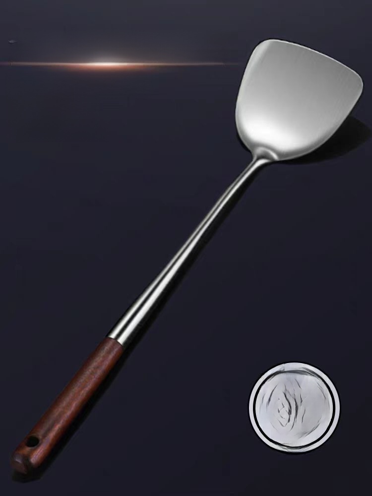 Fried Soup Colander Long Shovel Oven Mitts Stainless Steel