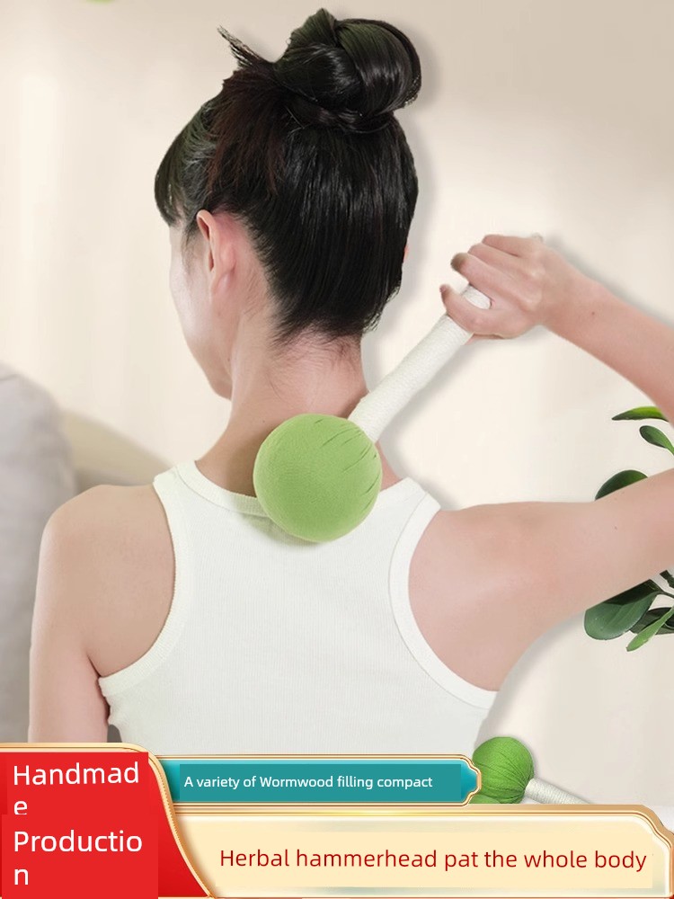 Argy Wormwood Health Hammer Massage Hammer Meridian Pat Dredge Neck and Shoulder Massage Pat Eight Virtual Racket Cloth Hammer Massage Tapping Massage Stick Comb