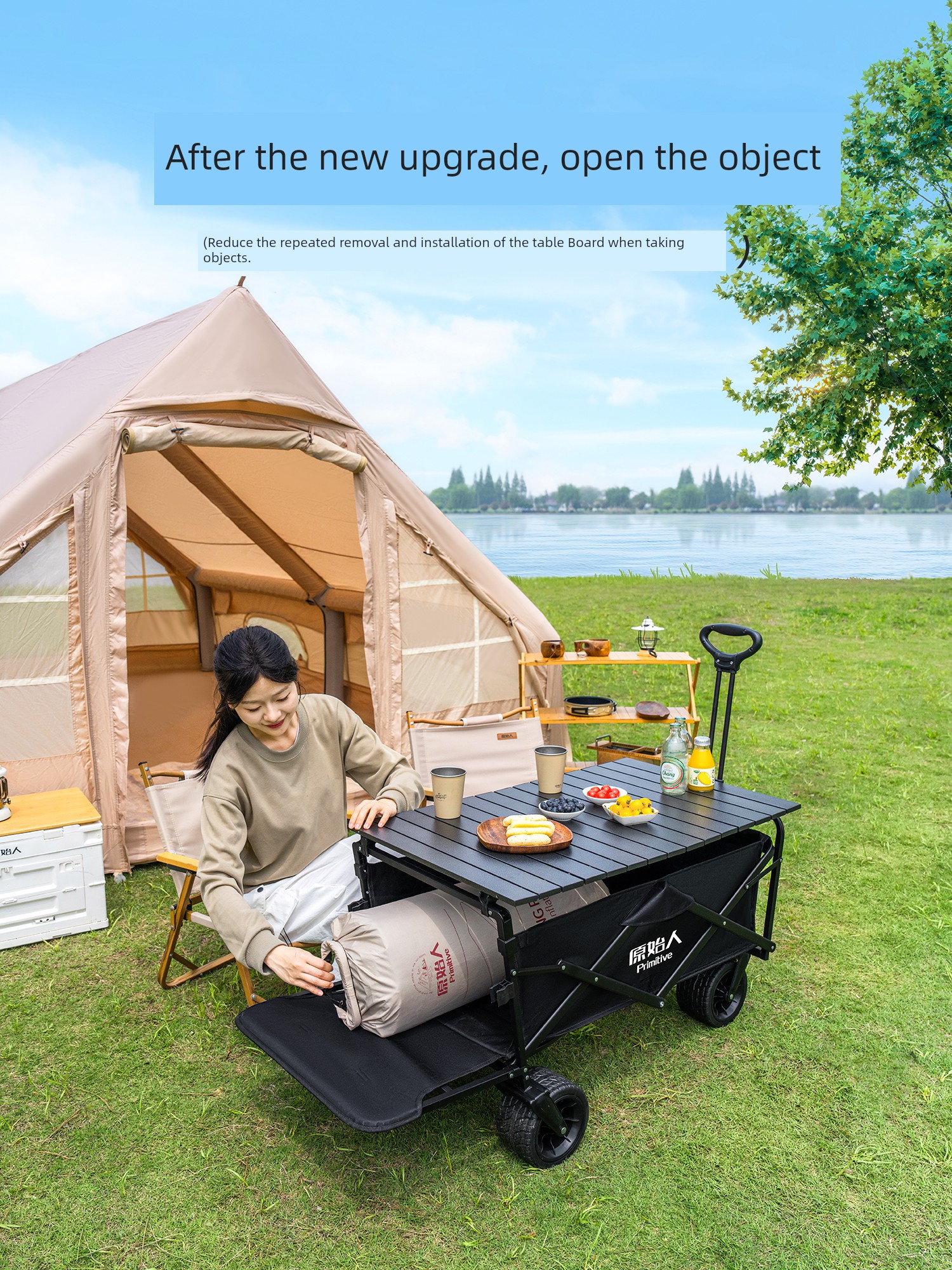 Primitive Man Foldable Kids Reclining Travel Large Camping
