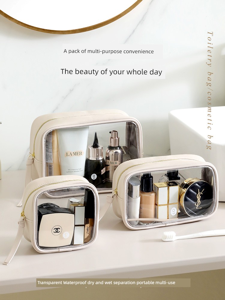 Transparent Portable and Simple Skin Care Products Travel Cosmetic Bag