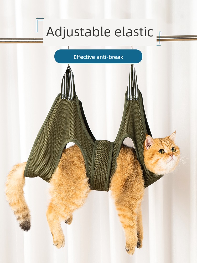 Cat Grooming Bag Hanging Cat Miracle Baby Sponge Nail Cutting Anti-Scratch Bite Pet Fixed Baoding Bag Control Cat Bag Hammock