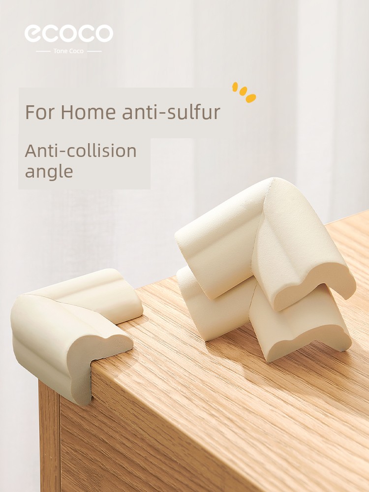 Ecoco Table Table Corner Bumpers Corner Protector Soft Bump Proof Right Angle Bag Table Cabinet Corner Silicone Protective Cover