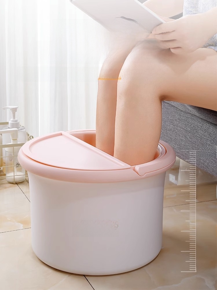 Over-the-Knee Calf Plastic Heightening Health Care Fumigation Foot Bath Barrel