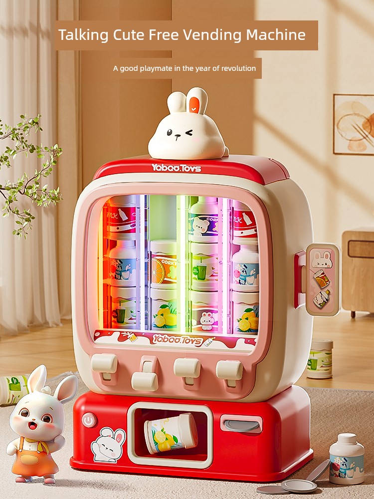 Drinking Machine Vending Machine Kids Toy Coin Vending Machine Baby Girl Play House Boy 2 Years Old 3