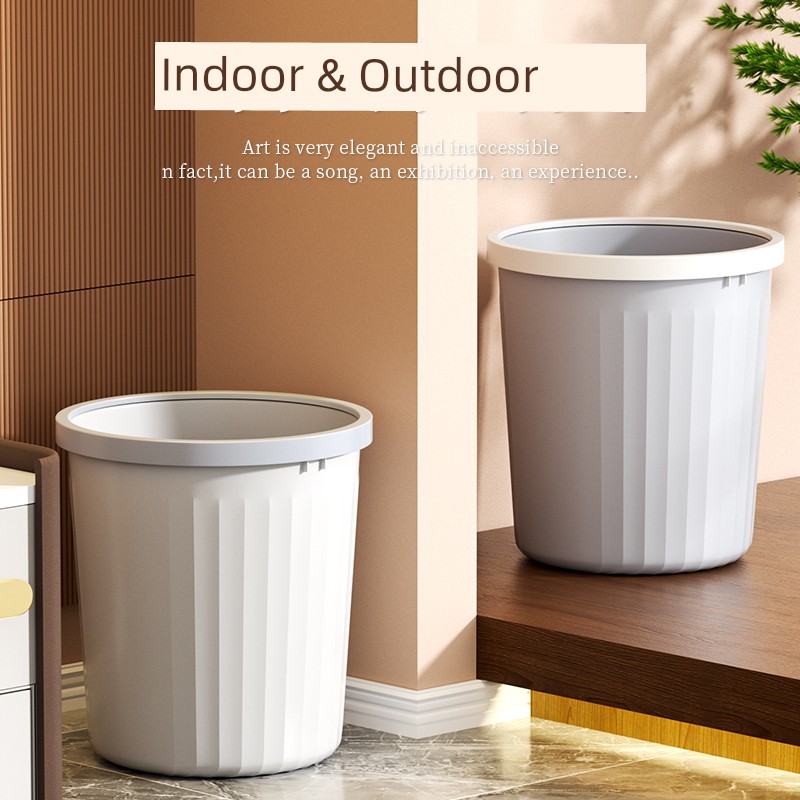 Jujiajia Accessible Luxury Creative Trash For Home Kitchen Living Room Bedroom Bathroom Dedicated Large Capacity Coverless Trash Basket