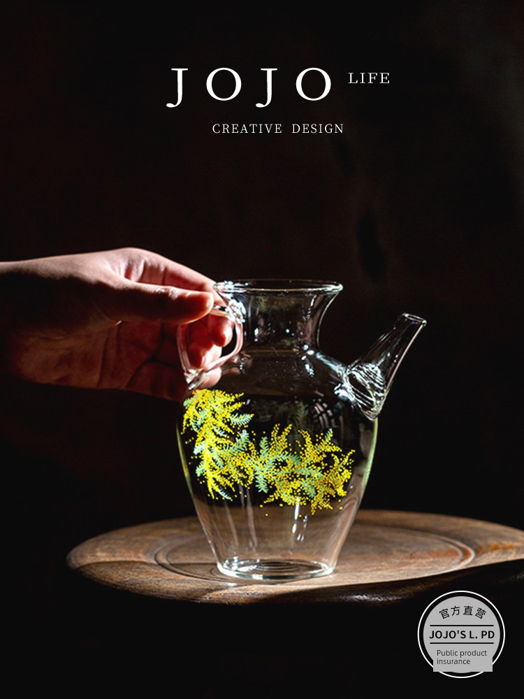 Jojo's L. Pd. DREAM. Imitation Song Teapot Borosilicate Heat-Resistant Glass Japanese Style with Strainer | by Dream