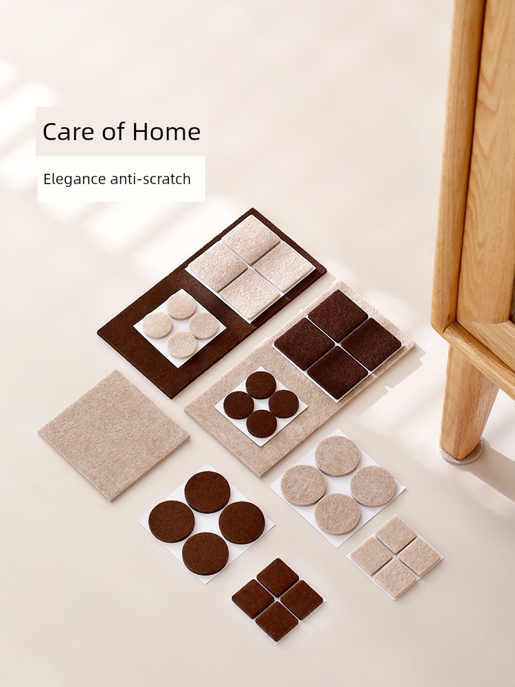 Fasola Felt Sofa Abrasion Resistant Non Slip Table and Chair Foot Pad