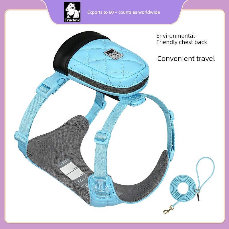 Truelove Dog Hand Holding Rope Chest Strap Small Puppies Teddy Corgi Vest Pet Dog Leash Chain