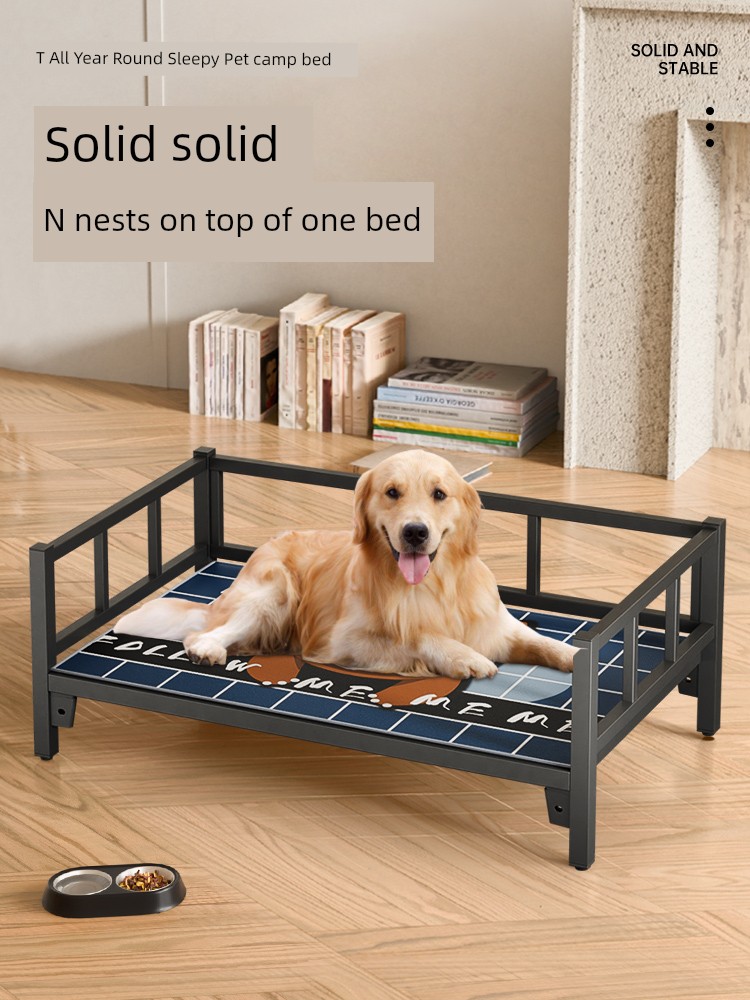 Kennel Dog Bed All Year Round Neutral Winter Dog Mat Medium Large Dog Corgi Teddy Dog Camp Bed Pet Supplies