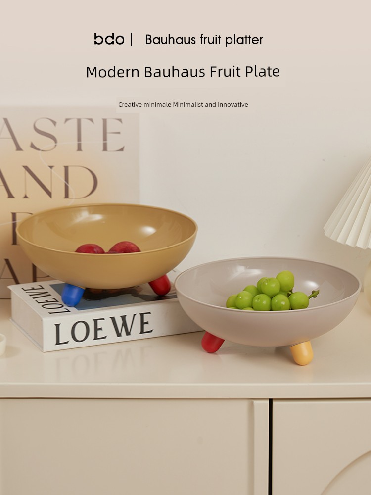Fruit Plate Living Room Home Accessible Luxury Classy 2024 New Arrival Exquisite Candy Box Good-looking Snack Display Dried Fruit Tray