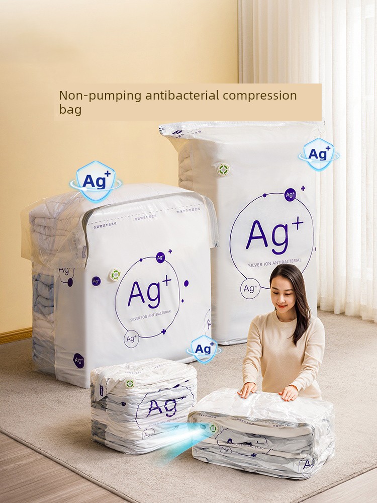 Taili Antibacterial No Pumping Vacuum Compression Bag Quilt Special Clothing Cotton-Padded Clothes down Coat Storage Bag