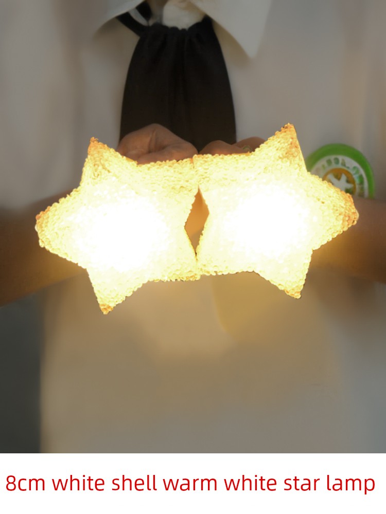 LED Twinkle Light Handheld Stage Wrist Luminous Decorative Strap Five-Pointed Star Creative Dance Performance Chorus Props