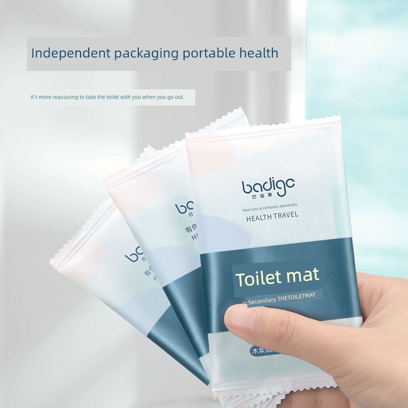Buddy Gao Disposable Toilet Mat Full Coverage Waterproof Toilet Pad Sets Travel Maternity Confinement Toilet Cushion Paper