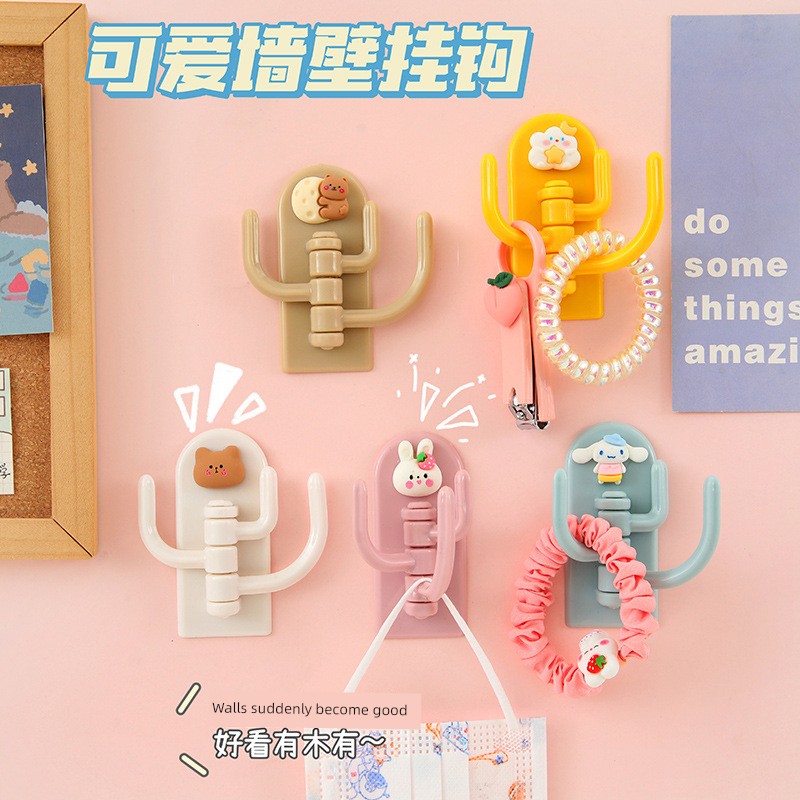 Triangle Hook 1 Pack + Candy Color Hook 3 Pack + Cartoon Hook 1 Pack