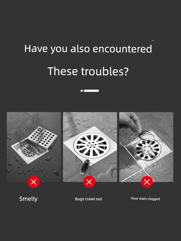 Stainless Steel Filter Screen Anti-Insect Toilet Handy Gadget Floor Drain Cover
