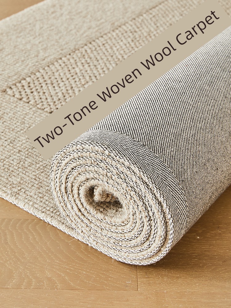 Wool Carpet Living Room 2025 New Arrival Sofa Washable Erasable Bedroom Floor Mat Waterproof Antifouling Accessible Luxury Fancy